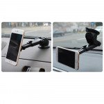 Wholesale Universal Magnetic Long Neck One Touch Windshield and Dashboard Car Mount Holder (Black)